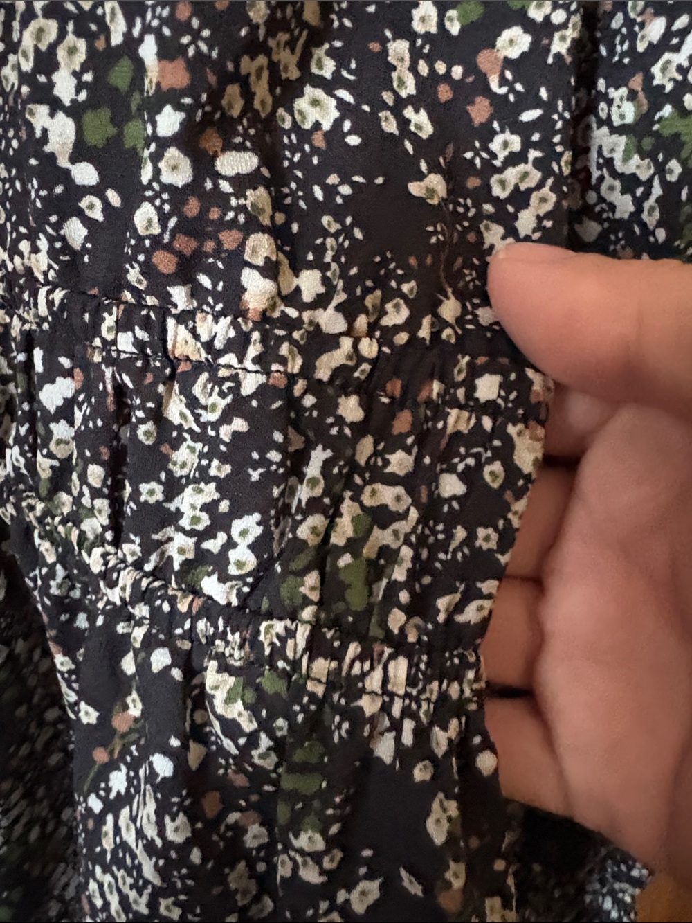 Fun 2 Fun Black Aria Peplum Blouse - Picture 5 of 7